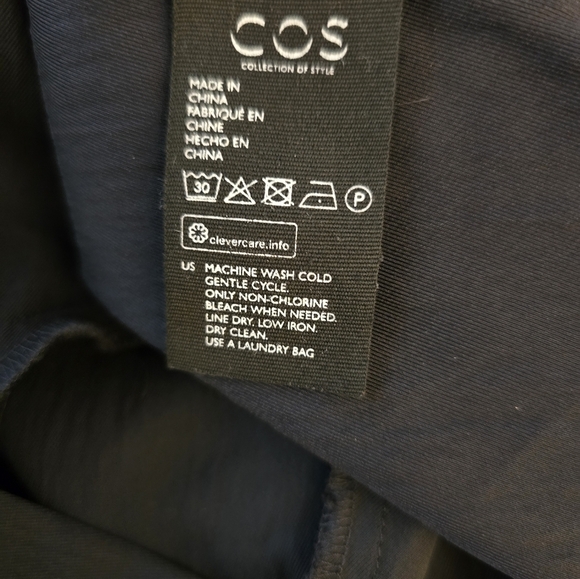 COS Size 6 Lyocell Blend Stretchy Boiler Jumpsuit - Picture 4 of 15